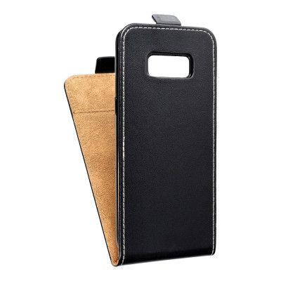 Flip fodral med kortfack till Samsung S8 Svart