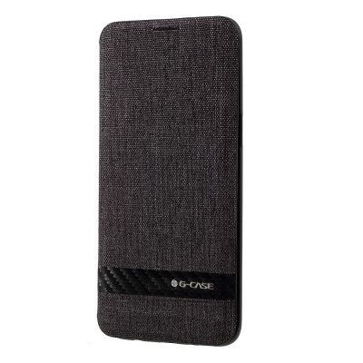G-CASE Canvas Plånboksfodral Samsung Galaxy S8 - Svart