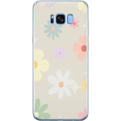 Mobilskal till Samsung Galaxy S8 med fejdande blommor