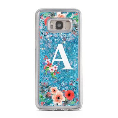 Glitter skal till Samsng Galaxy S8 - Bloomig A
