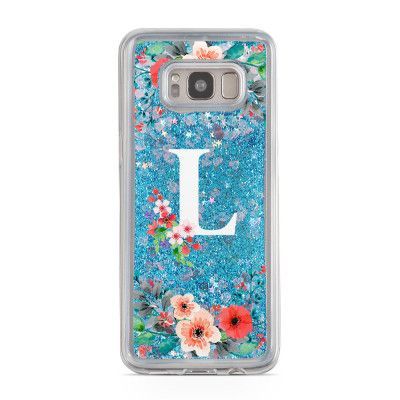 Glitter skal till Samsng Galaxy S8 - Bloomig L