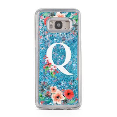 Glitter skal till Samsng Galaxy S8 - Bloomig Q