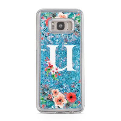 Glitter skal till Samsng Galaxy S8 - Bloomig U