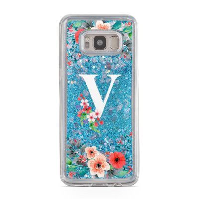 Glitter skal till Samsng Galaxy S8 - Bloomig V