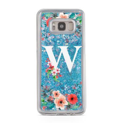 Glitter skal till Samsng Galaxy S8 - Bloomig W