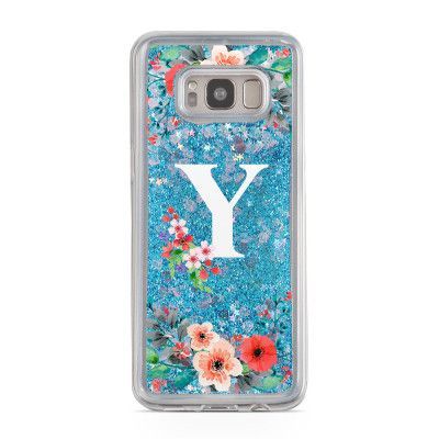 Glitter skal till Samsng Galaxy S8 - Bloomig Y