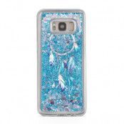 Glitter skal till Samsng Galaxy S8 - Dream Catcher Blue