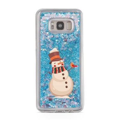 Glitter skal till Samsng Galaxy S8 - Frosty Snowman