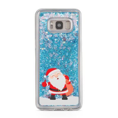 Glitter skal till Samsng Galaxy S8 - Santa