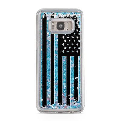 Glitter skal till Samsng Galaxy S8 - USA Flag