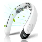 Halsfläkt S8 4000mAH Quad-Core Turbine - Vit