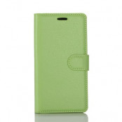 Litchi Plånboksfodral till Samsung Galaxy S8 - Grön