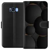 Lyxig Cirklar plånboksfodral till Samsung Galaxy S8