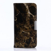 Marble Pattern Plånboksfodral till Samsung Galaxy S8 - Svart