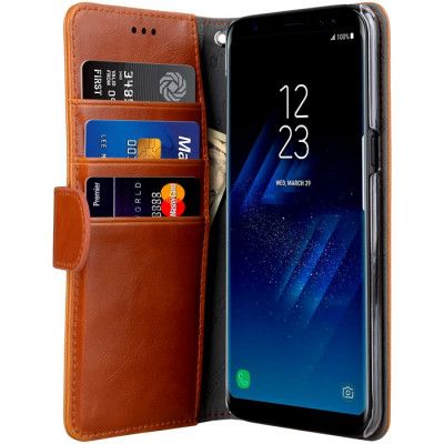 Melkco Walletcase Samsung Galaxy S8 - Brown