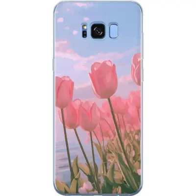 Mobilskal till Samsung Galaxy S8 med Rosa Tulpaner