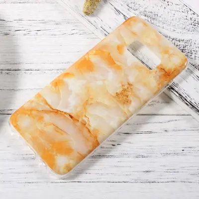 Patterned Mobilskal Samsung Galaxy S8 - Orange Marble
