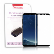 Pavoscreen skärmskydd Samsung Galaxy S8, 9H härdat glas, svart ram