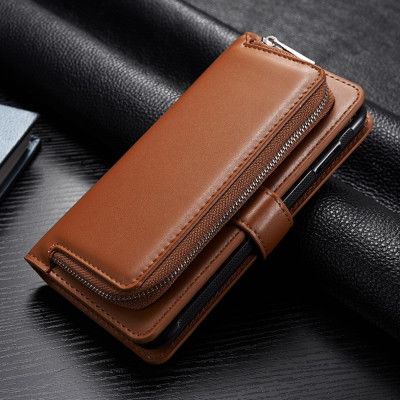 Plånboksfodral Magnetskal Samsung Galaxy S8 - Brun