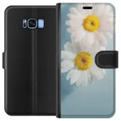 Plånboksfodral till Samsung Galaxy S8 med Sommarblommor