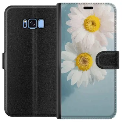Plånboksfodral till Samsung Galaxy S8 med Sommarblommor