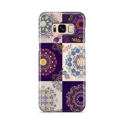 Skal till Samsung Galaxy S8 - Blommigt lapptäcke