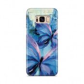 Skal till Samsung Galaxy S8 - Blue Butterflies