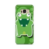 Skal till Samsung Galaxy S8 - Bubbelmonster Groda - Grön