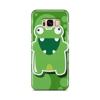 Skal till Samsung Galaxy S8 - Bubbelmonster Groda - Grön