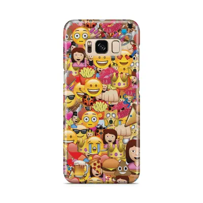 Skal till Samsung Galaxy S8 - Emoji - Kollage