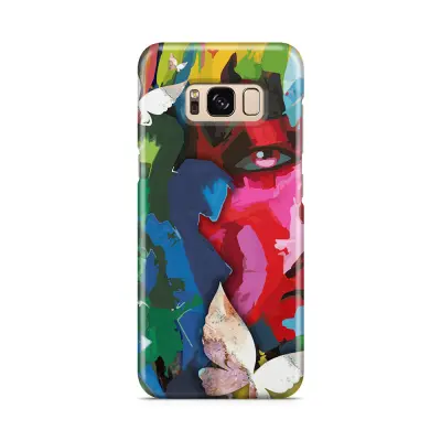 Skal till Samsung Galaxy S8 - Face Butterflies