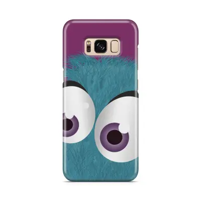 Skal till Samsung Galaxy S8 - Fuzzy monster - Blå