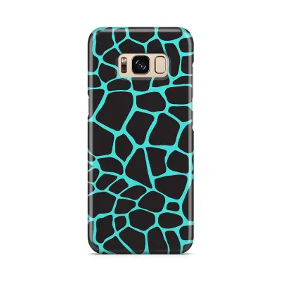 Skal till Samsung Galaxy S8 - Gepard - Neonblå