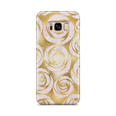Skal till Samsung Galaxy S8 - Golden Flowers