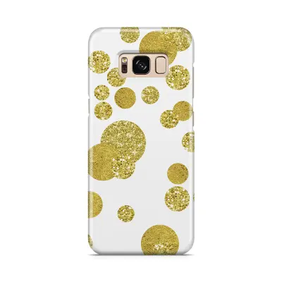 Skal till Samsung Galaxy S8 - Guldkonfetti