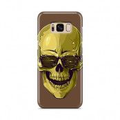 Skal till Samsung Galaxy S8 - Hipster Skull Brun