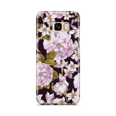 Skal till Samsung Galaxy S8 - Hortensia - Svart