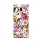 Skal till Samsung Galaxy S8 - Hortensia - Vit