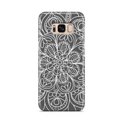 Skal till Samsung Galaxy S8 - Mandala - Grå