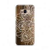 Skal till Samsung Galaxy S8 - Mandala - Wood