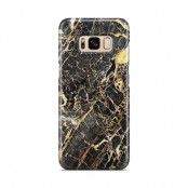 Skal till Samsung Galaxy S8 - Marble - Svart/Gul