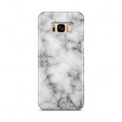 Skal till Samsung Galaxy S8 - Marble - Vit/Svart