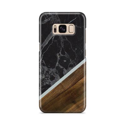 Skal till Samsung Galaxy S8 - Marble Wood