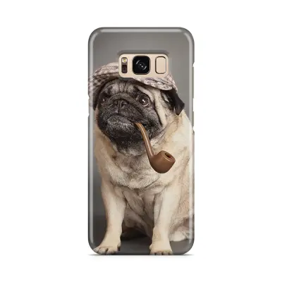 Skal till Samsung Galaxy S8 - Mops med keps