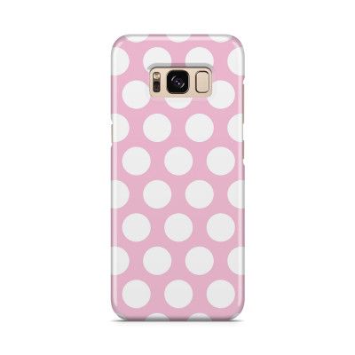 Skal till Samsung Galaxy S8 - Polka - Rosa