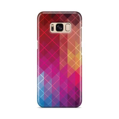 Skal till Samsung Galaxy S8 - Röda kvadrater