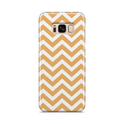 Skal till Samsung Galaxy S8 - Retro ränder - Gul