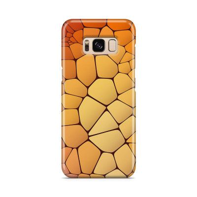 Skal till Samsung Galaxy S8 - Skifferstenar - Orange