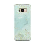 Skal till Samsung Galaxy S8 - Teal Circles