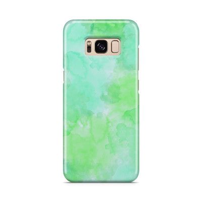 Skal till Samsung Galaxy S8 - Vattenfärg - Grön